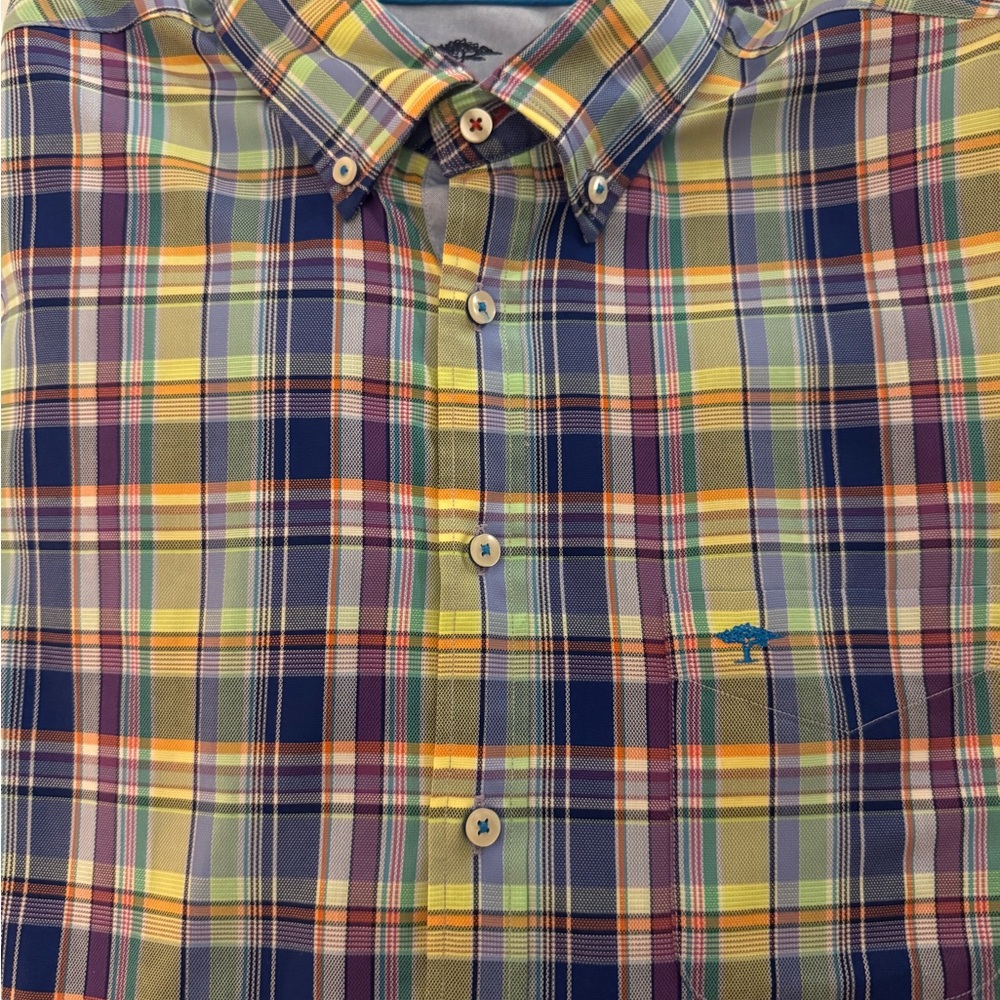 Fynch-Hatton Plaid Button-Down Shirt